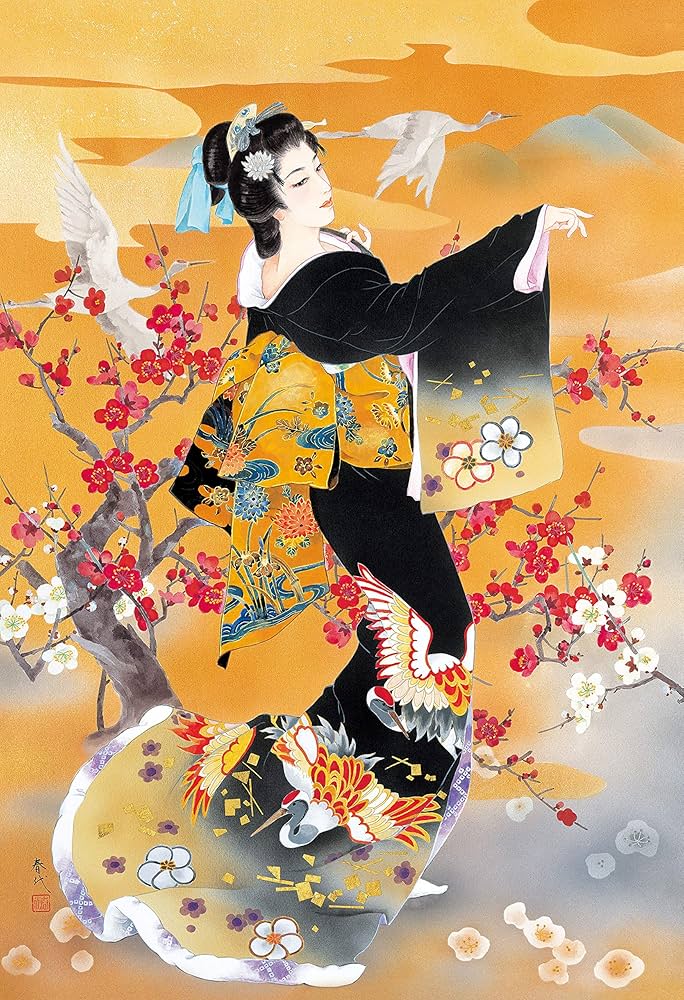 Amazon | エポック社 300ピース ジグソーパズル イラスト/アート 春代