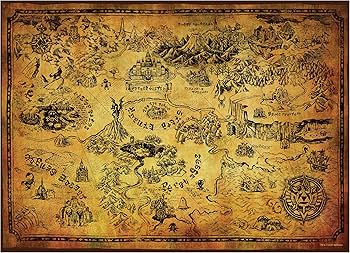 Amazon | ゼルダの伝説 ハイラルマップ 1,000ピース ジグソーパズル