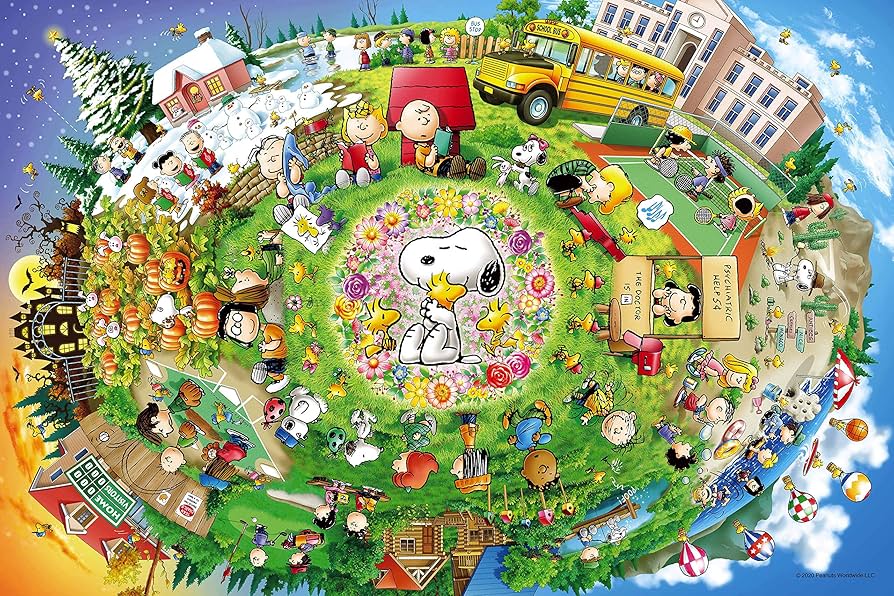 アポロ社 スヌーピー ジクソパズル 1000ピース 廃盤品 アクアリウム