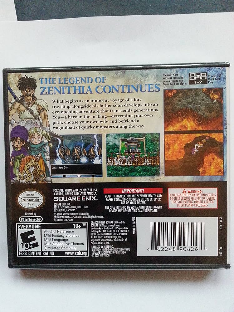 Amazon.com: Dragon Quest V: Hand of the Heavenly Bride - Nintendo