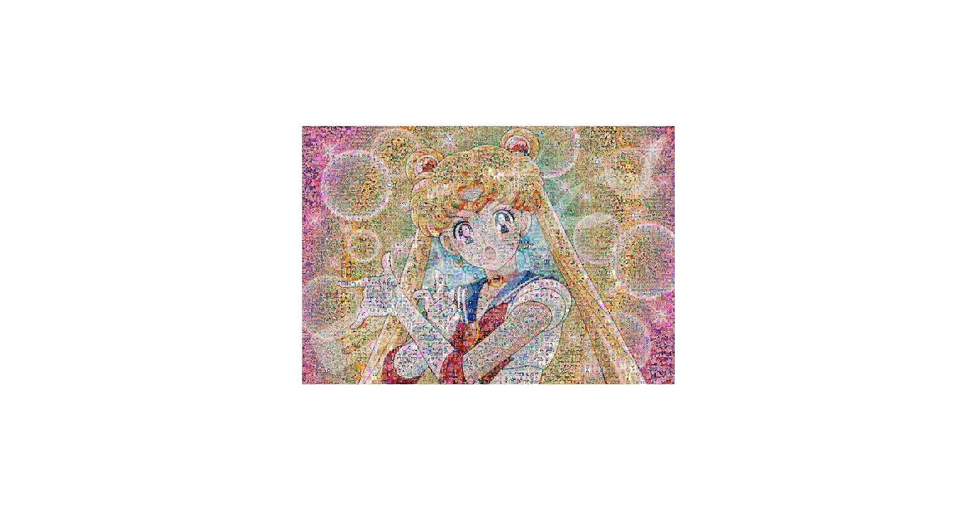 Amazon.com: ensky Jigsaw Puzzle - Sailor Moon: Mosaic Art 1000pcs