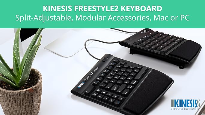 Amazon.com: Kinesis Freestyle2 Ergonomic Keyboard for PC (20