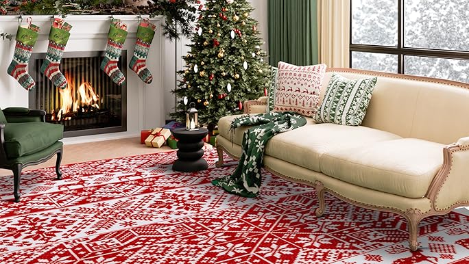 Amazon.com: HUGEAR Christmas Vintage Area Rug 2x10 Runner Rugs
