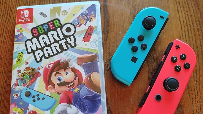 Amazon.com: Super Mario Party™ + Red & Blue Joy-Con™ Bundle