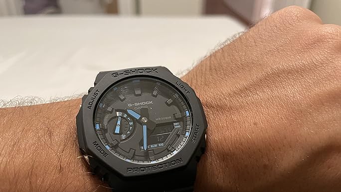 Amazon.com: G-Shock GA-2100-1A1 Black One Size : Clothing, Shoes