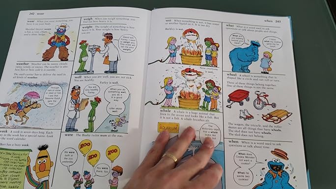 The Sesame Street Dictionary (Sesame Street): Over 1,300 Words and