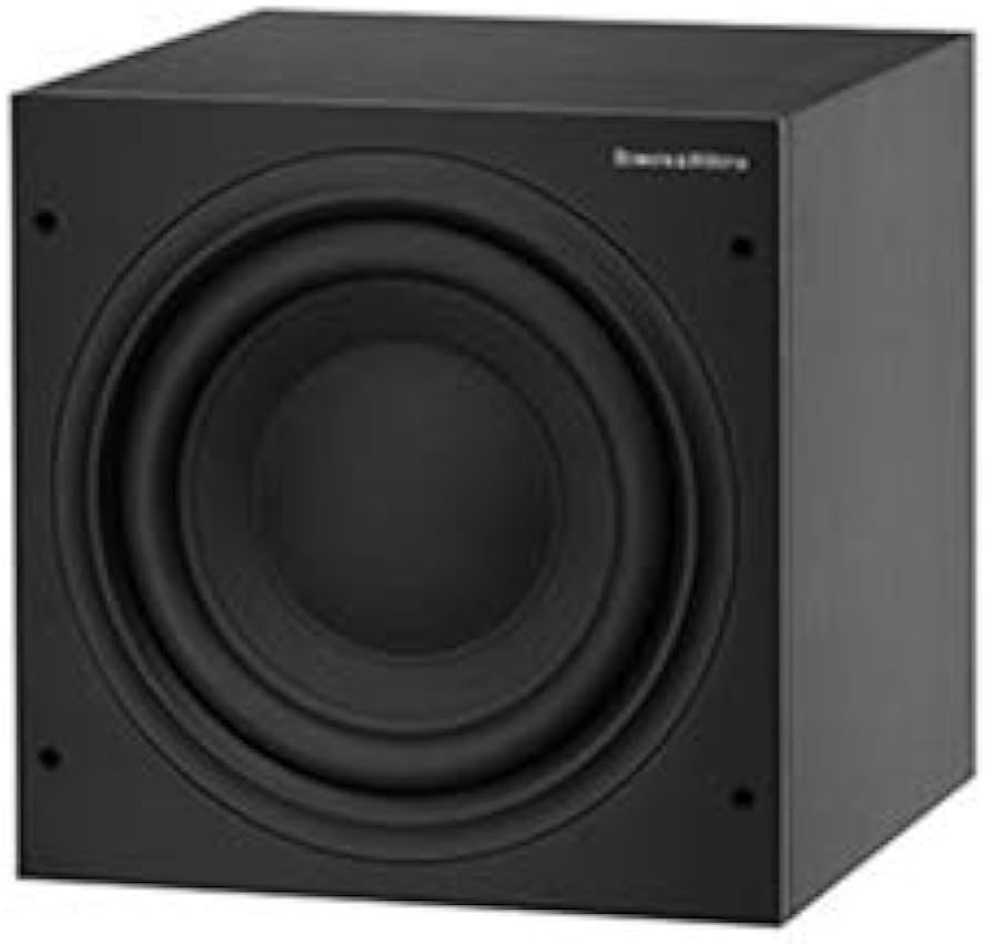 Amazon.co.jp: B&W サブウーファー(1台) マット・ブラック ASW610/MB
