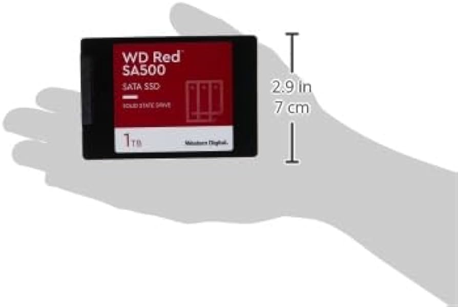 Western Digital 1TB WD Red SA500 NAS 3D NAND Internal SSD - SATA