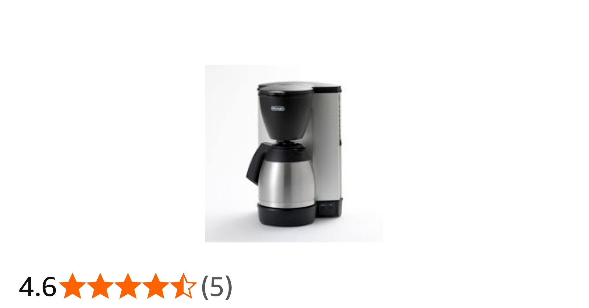 Amazon | DeLonghi 保温ポット付コーヒーメーカー CM-336N | De'Longhi