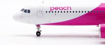 Amazon.co.jp: JC Wings 1/200 完成品 peach Airlines for Airbus