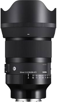 Amazon.com : Sigma 50mm f/1.2 DG DN Art Lens for Sony E-Mount with