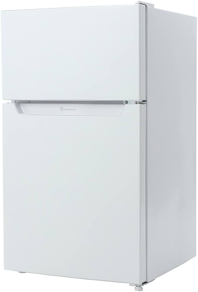 Amazon | TOHOTAIYO 2ドア冷蔵庫 87L 直冷式 (ホワイト) | TOHOTAIYO