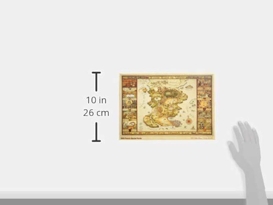 Amazon | 1000ピース ジグソーパズル わちふぃーるどの地図 (50x75cm