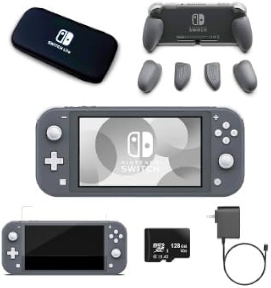 Amazon.com: Nintendo Switch Lite Premium Bundle (Gray) (Renewed