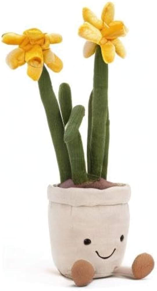 Amazon.co.jp: Jellycat アミューズブル 水仙 花 植物 ぬいぐるみ