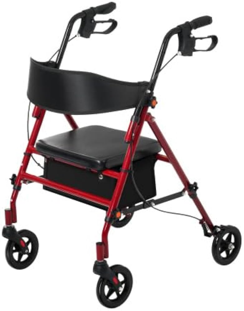 Amazon | BTM 歩行器 歩行車 シルバーカー 室外用 5段階高さ調整