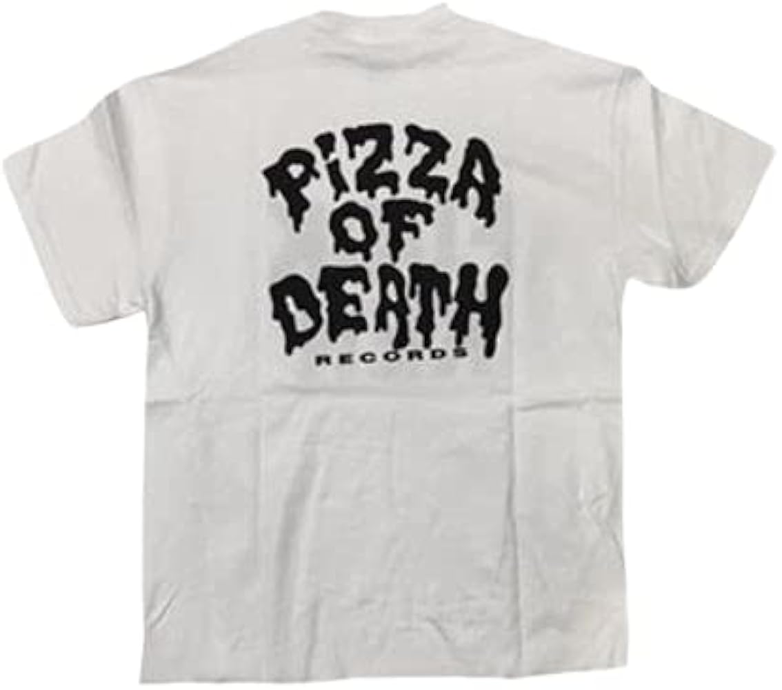 Amazon.co.jp: PIZZA OF DEATH T-shirt KEN YOKOYAMA/ KEN TEE/WHITE M