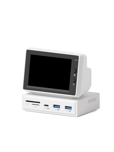 デスクにレトロな遊び心を。Hagibisの多機能ミニモニターが「サブ