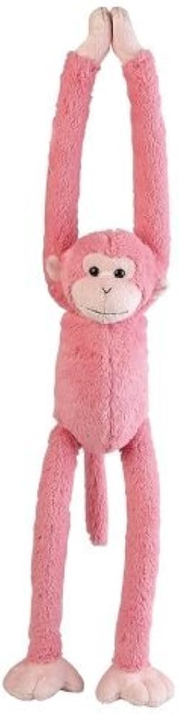 Amazon.co.jp: ピンクモンキーぬいぐるみ - ぶら下げ55cm : おもちゃ