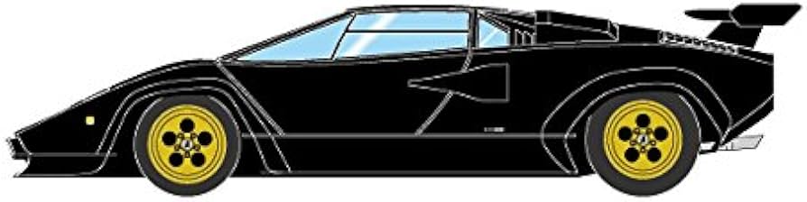 Amazon | EIDOLON 1/43 ランボルギーニ カウンタック LP500S ブラック