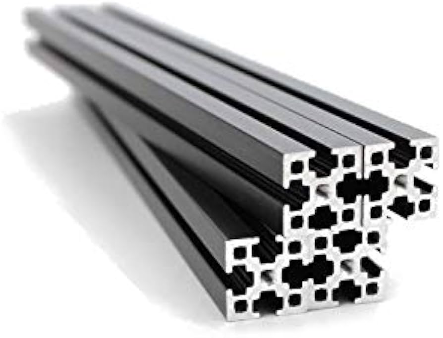 Amazon.com: MakerBeam XL Black Anodized Beams 200x15x15mm 4 Pieces