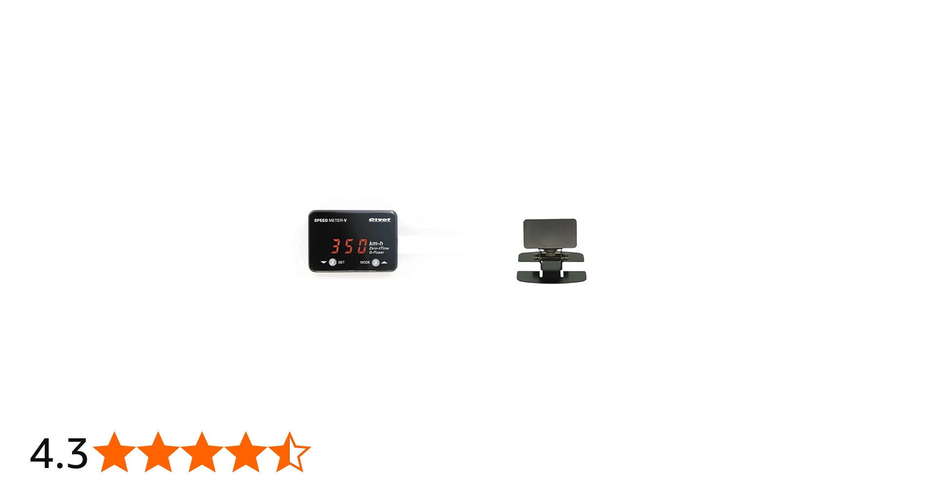 Amazon | PIVOT (ピボット) スピードメーターV (赤表示) SML-V