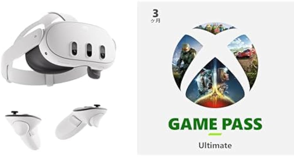 Amazon | Meta Quest 3 512GB+Xbox Game Pass Ultimate 3 ヶ月セット