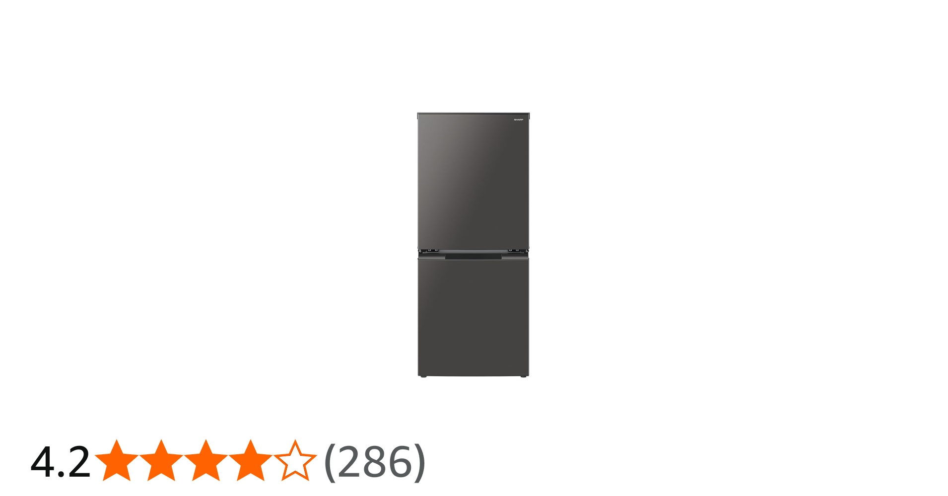 Amazon.co.jp: シャープ 冷蔵庫 152L 幅49.5cm 両開き(付け替え簡単