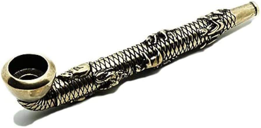 Amazon.co.jp: 真鍮 キセル（十二支）煙管 ブラス レトロ ゴールド