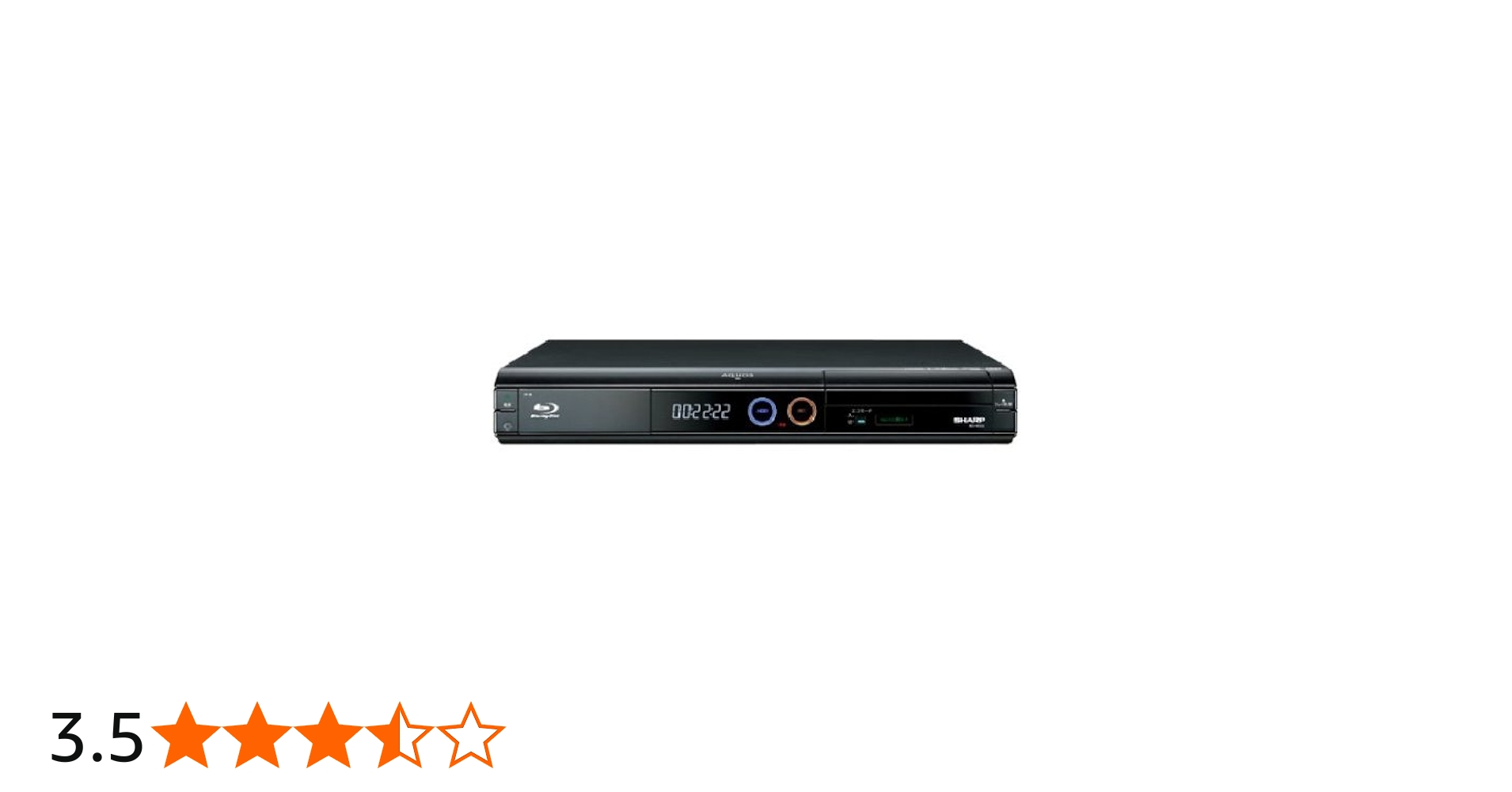 Amazon | シャープ 250GB 1チューナー ブルーレイレコーダー AQUOS BD