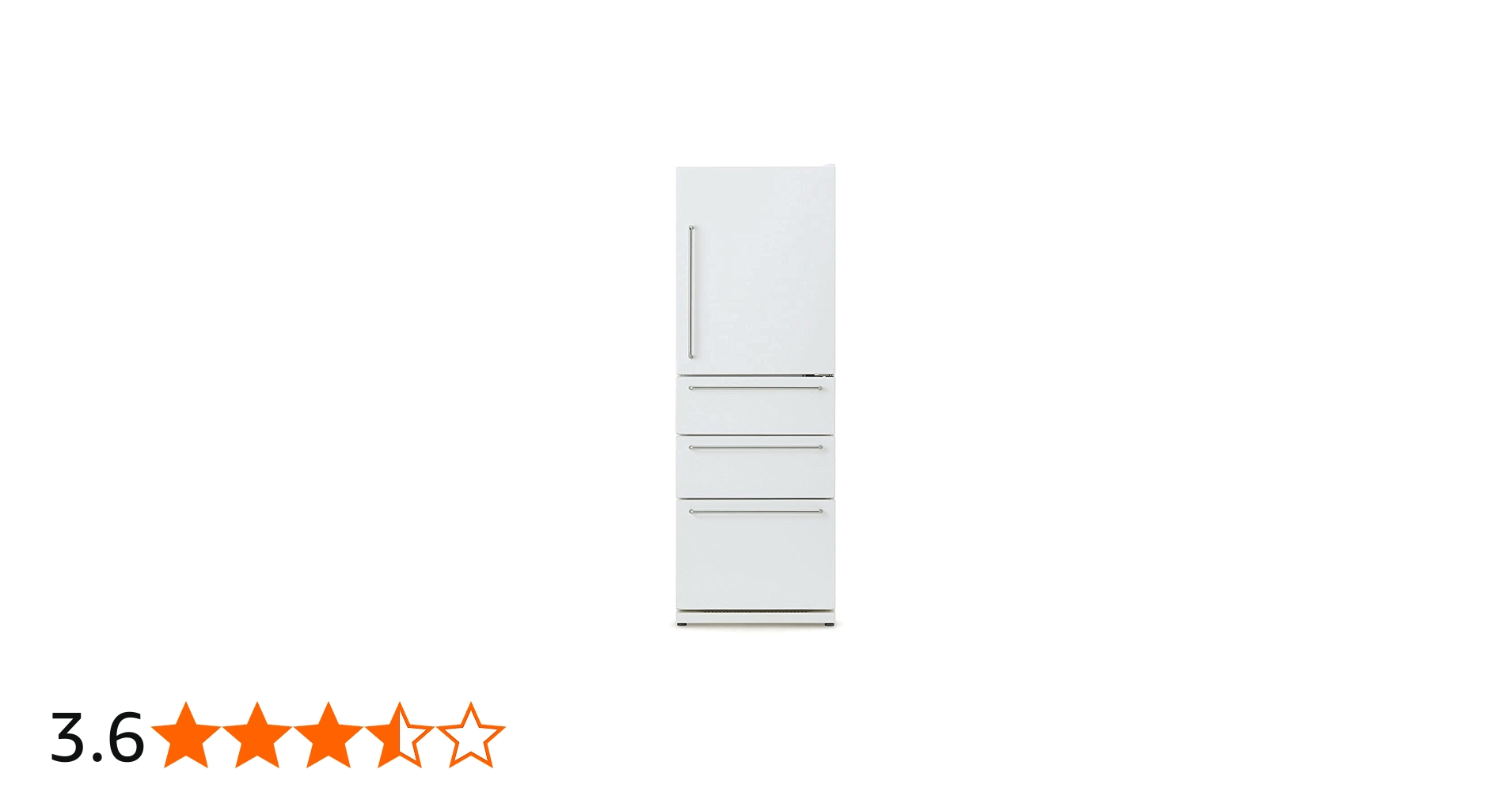 Amazon.co.jp: 無印良品 冷蔵庫 355L 白 幅60.0×奥行66.2×高さ172.9cm