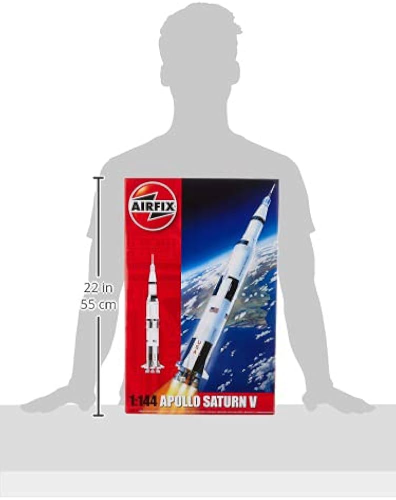 Amazon | エアフィックス 1/144 アポロ サターンVロケット プラモデル