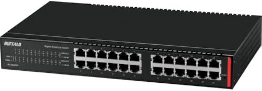 BUFFALO BS-GSL2024 24ポート スイッチングハブ スイッチングハブ［24