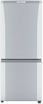 Amazon | 三菱 冷蔵庫 ボトム冷凍室 右開き 146L ピュアシルバー MR