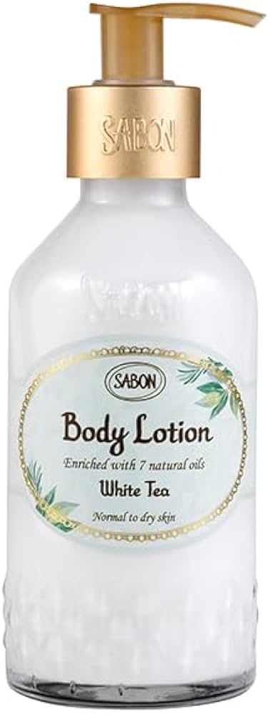 Amazon.co.jp: SABON Body Lotion, White Tea, 6.8 fl oz (200 ml