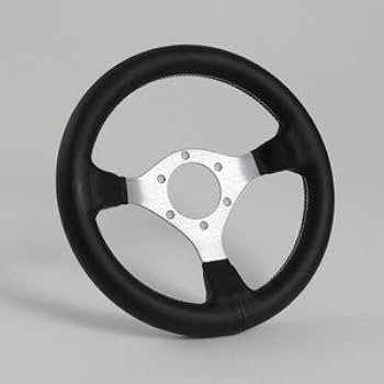 Amazon | ステアリング 28Φ PVCレザー シルバースポーク