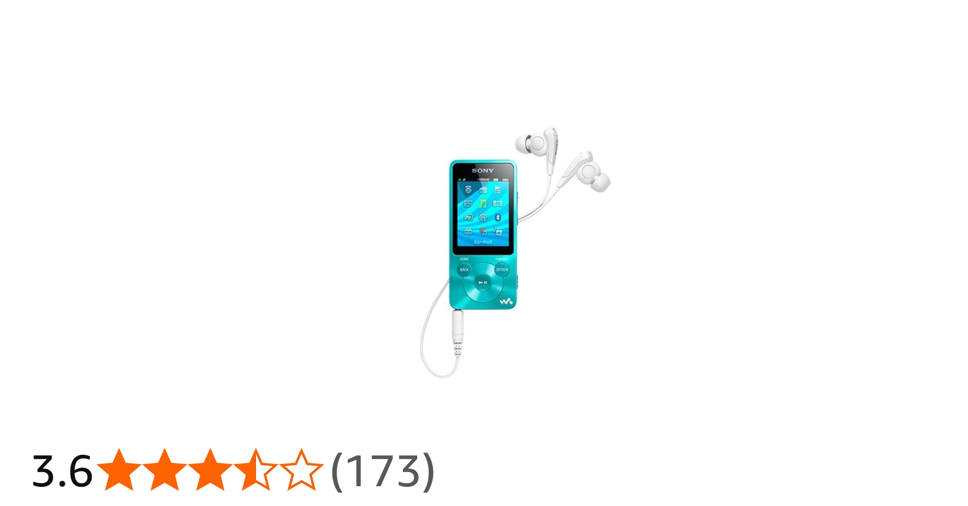 Amazon | SONY ウォークマン Sシリーズ 32GB ブルー NW-S786/L | Sony