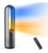 Amazon | 【冷暖兼用・羽根なし】扇風機 タワーファン セラミック