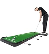 Amazon | (Green) - PuttOut Pro Golf Putting Mat - Perfect Your