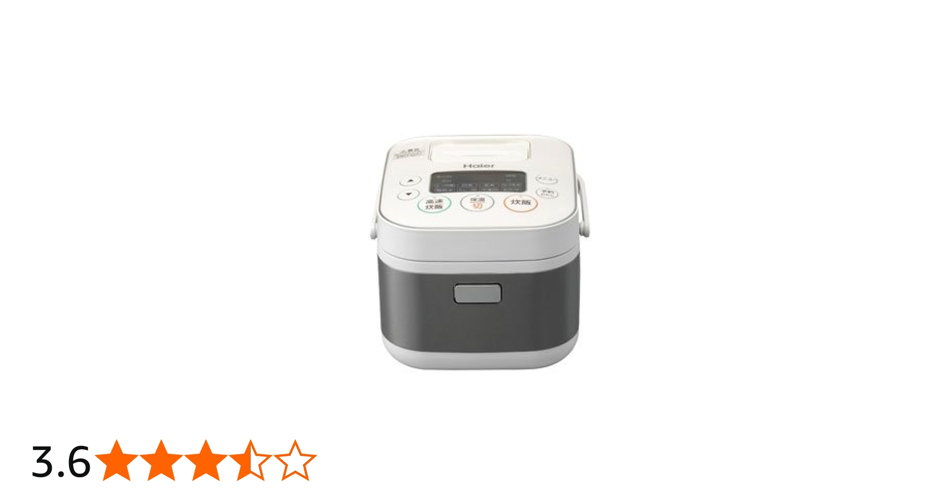 Amazon.co.jp: ハイアールジャパンセールス 3合 マイコン式炊飯器