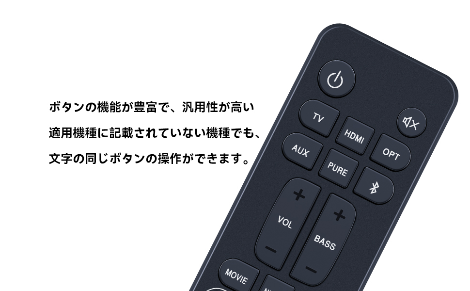 Amazon | サウンドバーリモコン RC-1251 for Denon サウンドバー DHT