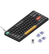 Amazon.com: nuphy Air75 V2 Portable 75% Mechanical Keyboard