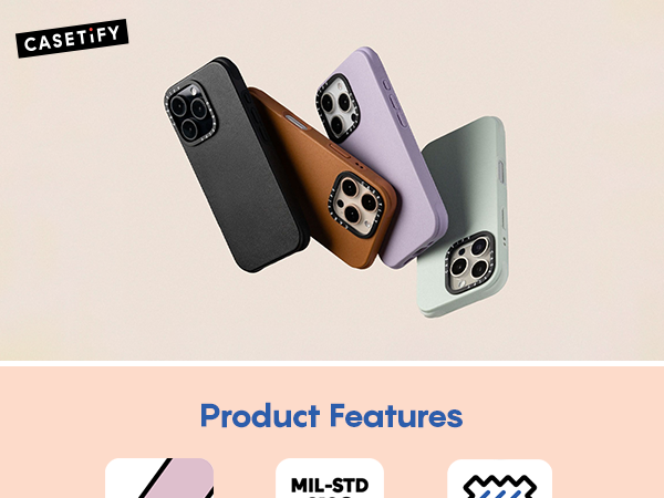 Amazon.com: CASETiFY BioVeg iPhone 16 Pro Max Faux Leather Case