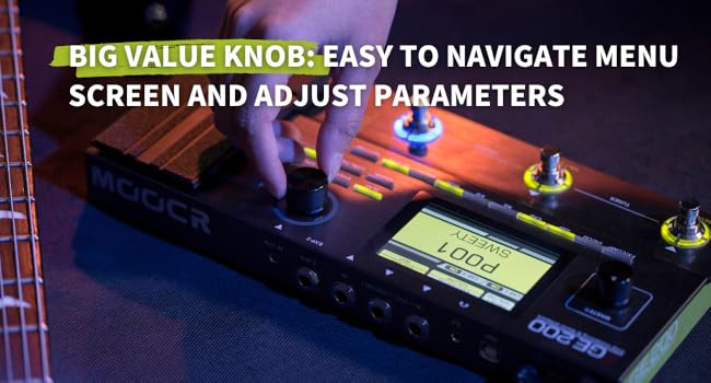 Amazon.com: MOOER GE200 Guitar Amp Modelling Multi Effects Pedal