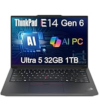 Amazon.com: Lenovo ThinkPad E14 Gen 6 Business AI PC Laptop (14