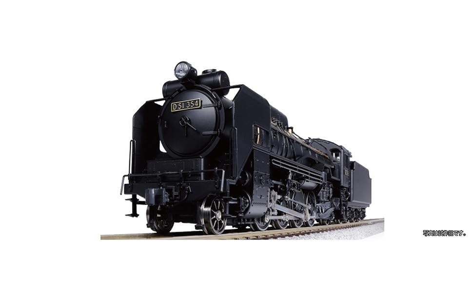 Amazon | KATO HOゲージ D51 標準量産形 鉄道模型 蒸気機関車 1-203