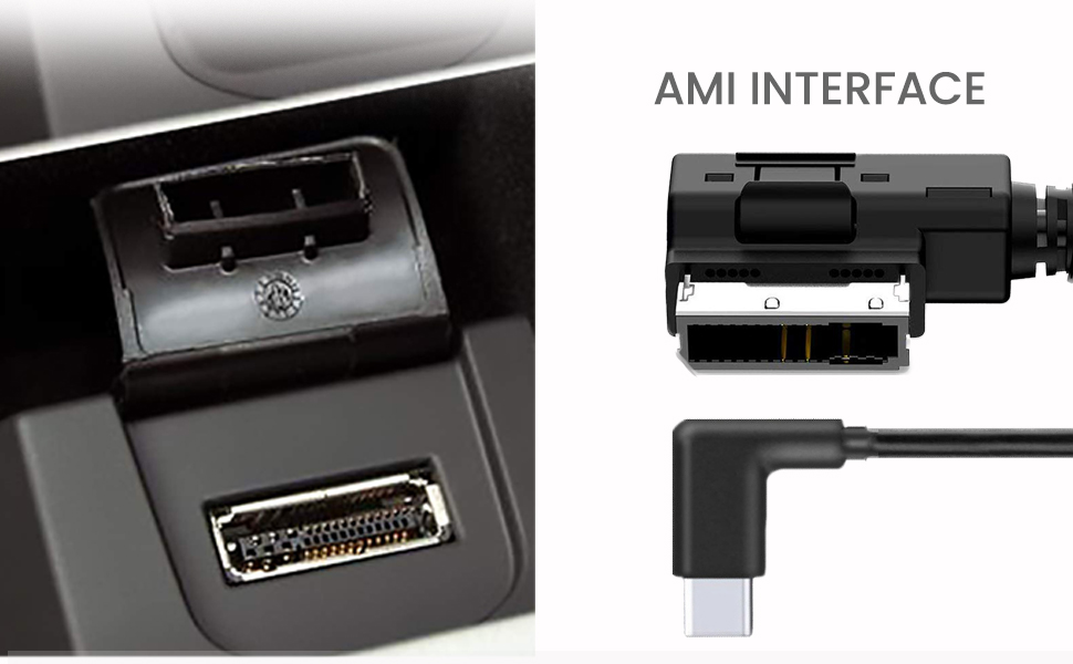 Amazon.com: LITEMATIRA AMI Music Interface Type C Adapter Aux