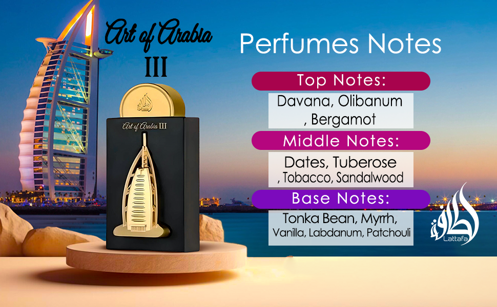 Lattafa PRIDE Art of Arabia III EDP For Unisex EDP 100ml