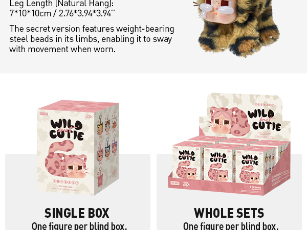 Amazon.com: POP MART Crybaby Wild but Cutie Series - Vinyl Plush