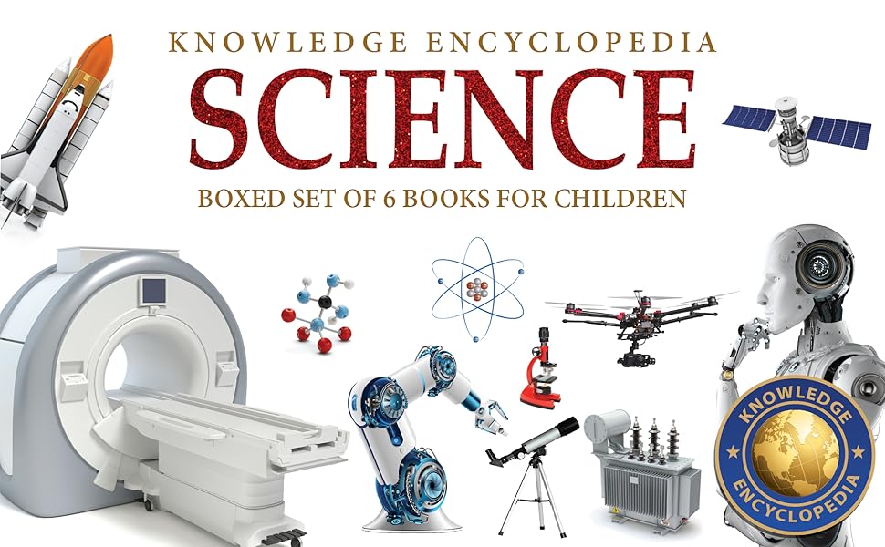 Science Knowledge Encyclopedia for Children : 6 Books (Box Set